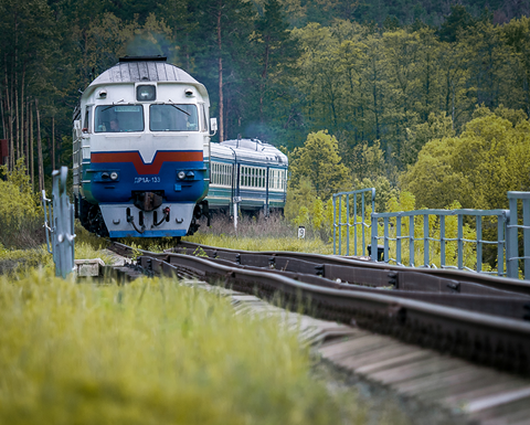treno in movimento