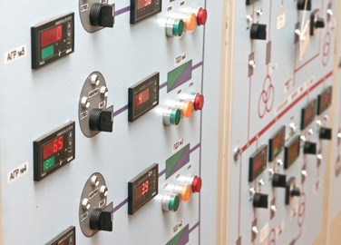 Elektrisch technisch controlepaneel 