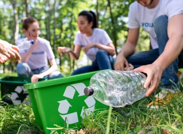 Recycle in the park