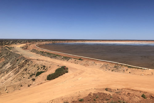 mine access road
