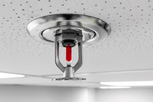 Sprinkler aan het plafond