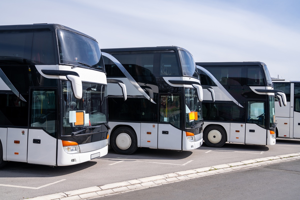 Touringcars op een rij