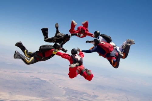 Parachute springes