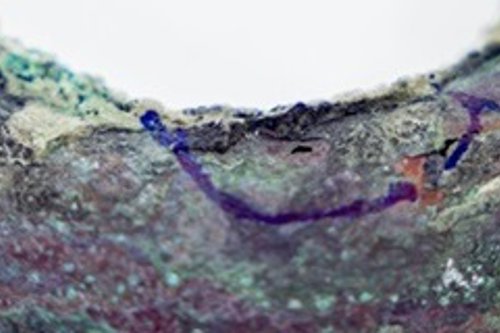 close-up of a cathodic pipe
