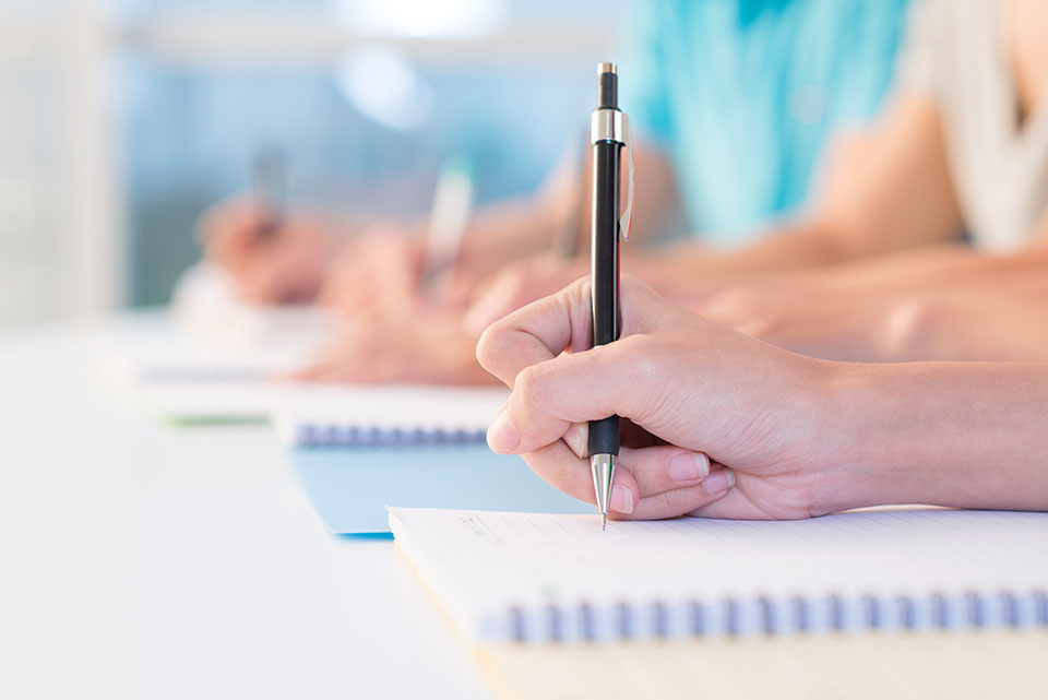 Take notes during a course