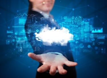 Digital information stored in the cloud. Limit the risk with ISO 27001 certification by Kiwa.